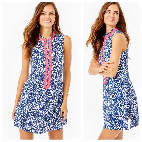 Lilly Pulitzer Dresses & Skirts - Lilly Pulitzer Jonna Romper Oyster Bay Blue